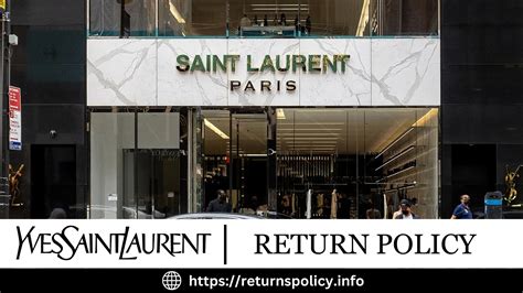 ysl online return policy|ysl customer service.